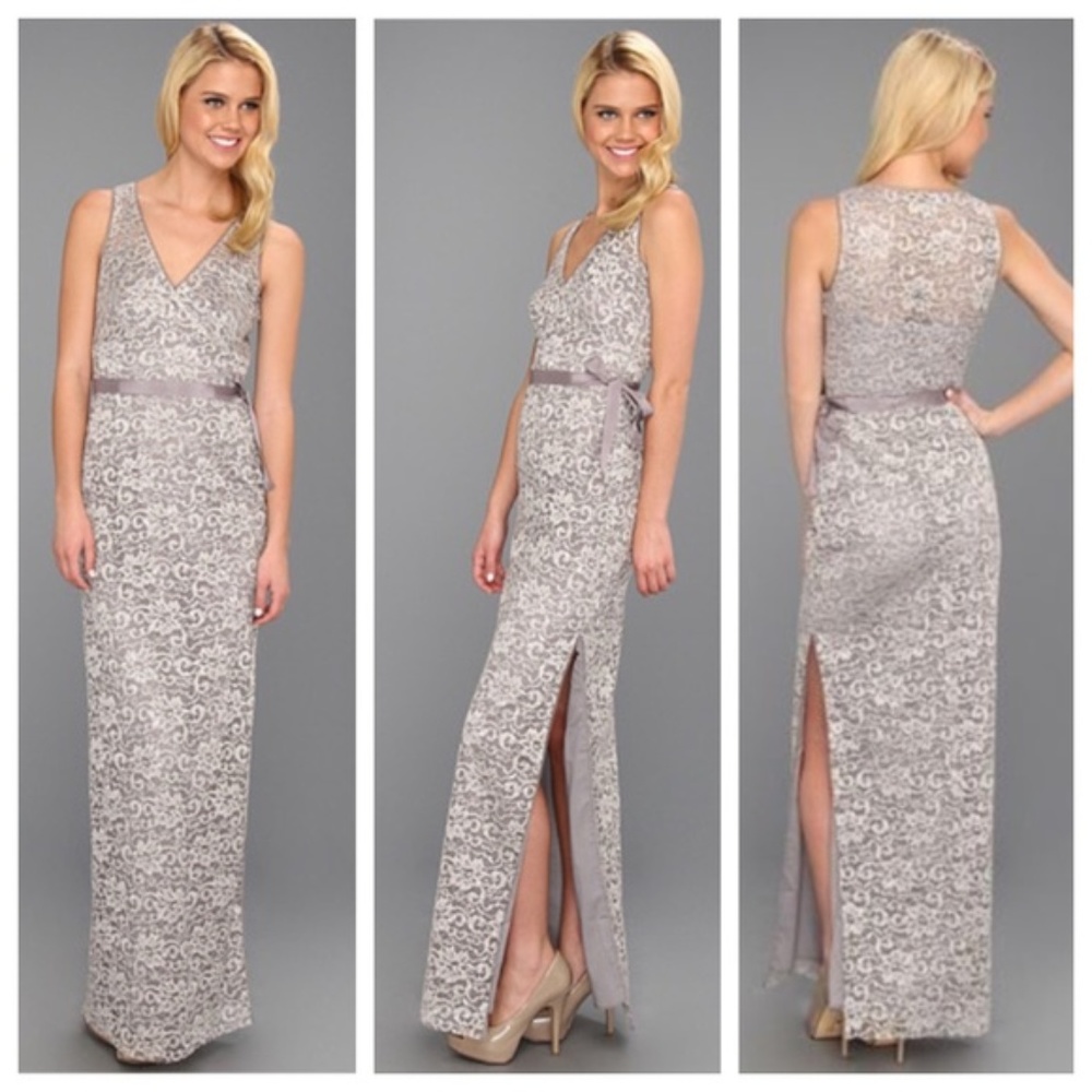 BCBG MaxAzria "Nadir" Dress in Silver